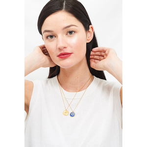 Constellation Reversible Taurus Zodiac Sign Pendant Necklace