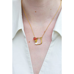 Alphabet Fleuri Necklace