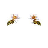 Gardens In Provence Orange Blossom Earrings
