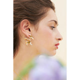 Cherry Blossom and Branches Post Earrings