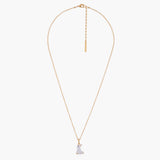 Enchanted Encounter Bunny and Mother-of-Pearl Pendant Necklace