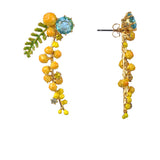 Gardens In Provence Long Mimosa Earrings