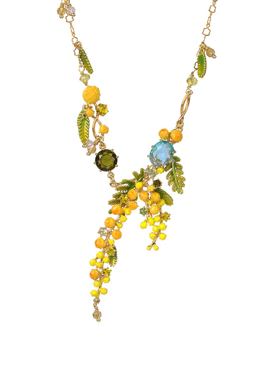 Gardens In Provence Multi Mimosa Short Necklace – Les Néréides