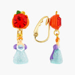 Midnight Permission Cinderella and Pumkpin clip earrings