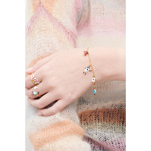 Alice's Dream Alice and the Card Soldiers Charms Bracelet